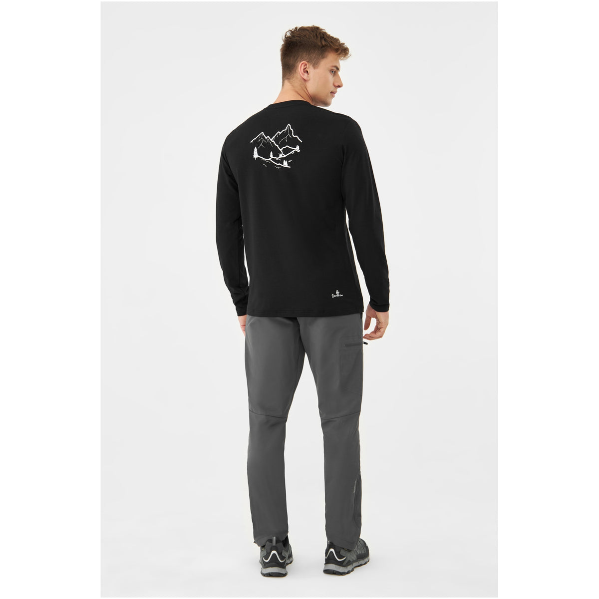 pánské tričko Viking Escalante Man Longsleeve black