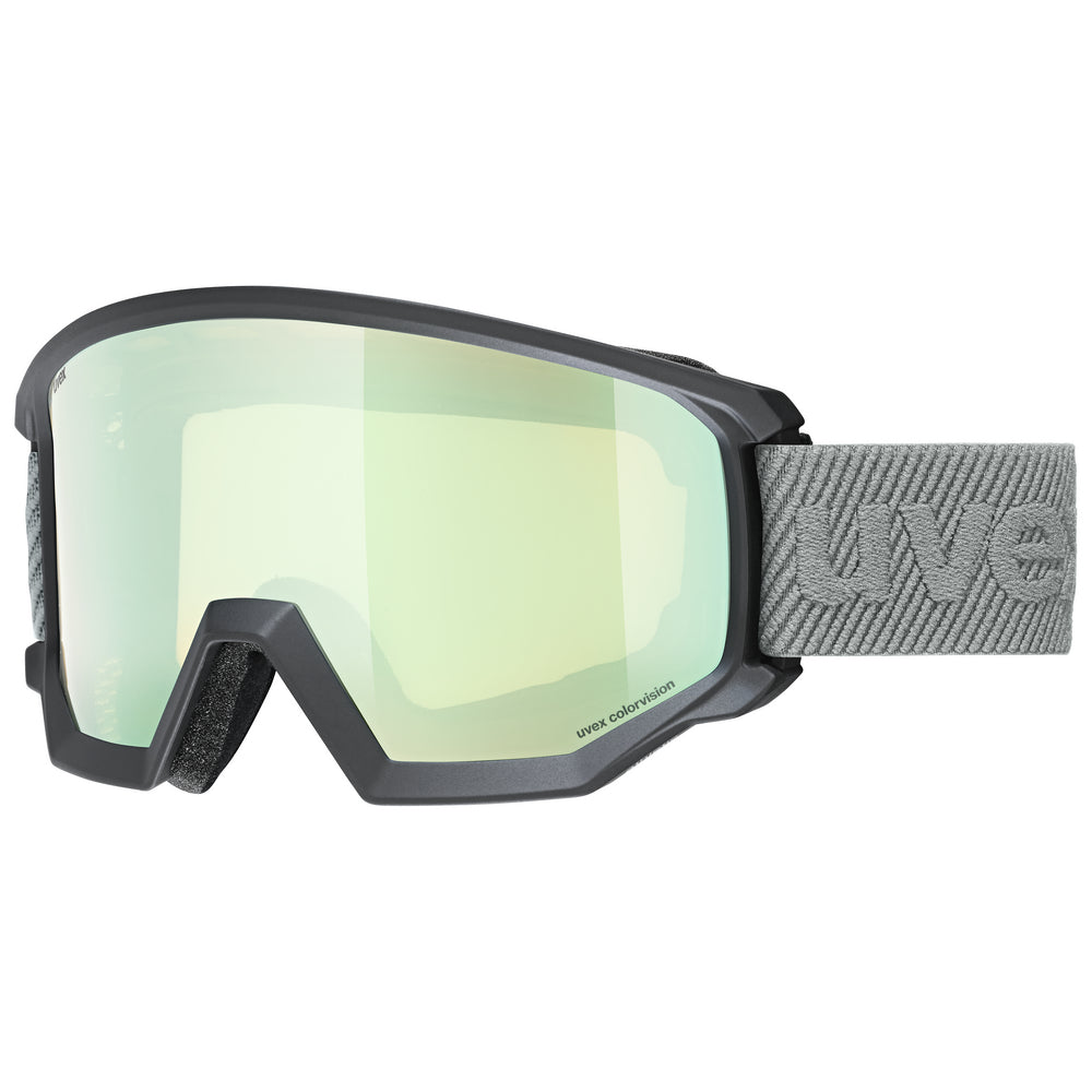 lyžařské brýle uvex athletic CV black matt/opal-yellow