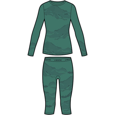 dámské termoprádlo Viking Gasher Lady 3/4 Set green