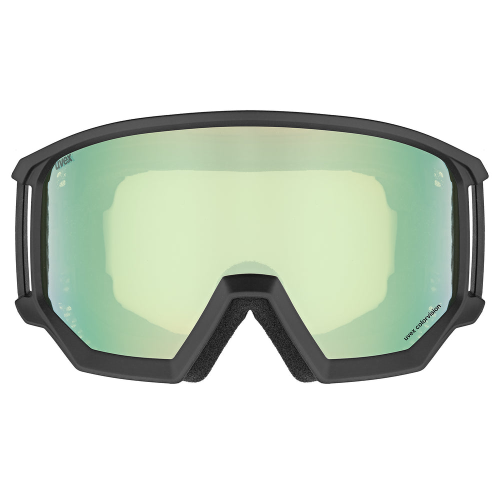 lyžařské brýle uvex athletic CV black matt/opal-yellow