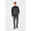 pánská mikina Viking Delmore Man black/dark grey melange