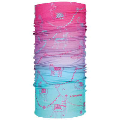 dětský šátek Viking 4499 Regular Kids turquoise/fuchsia