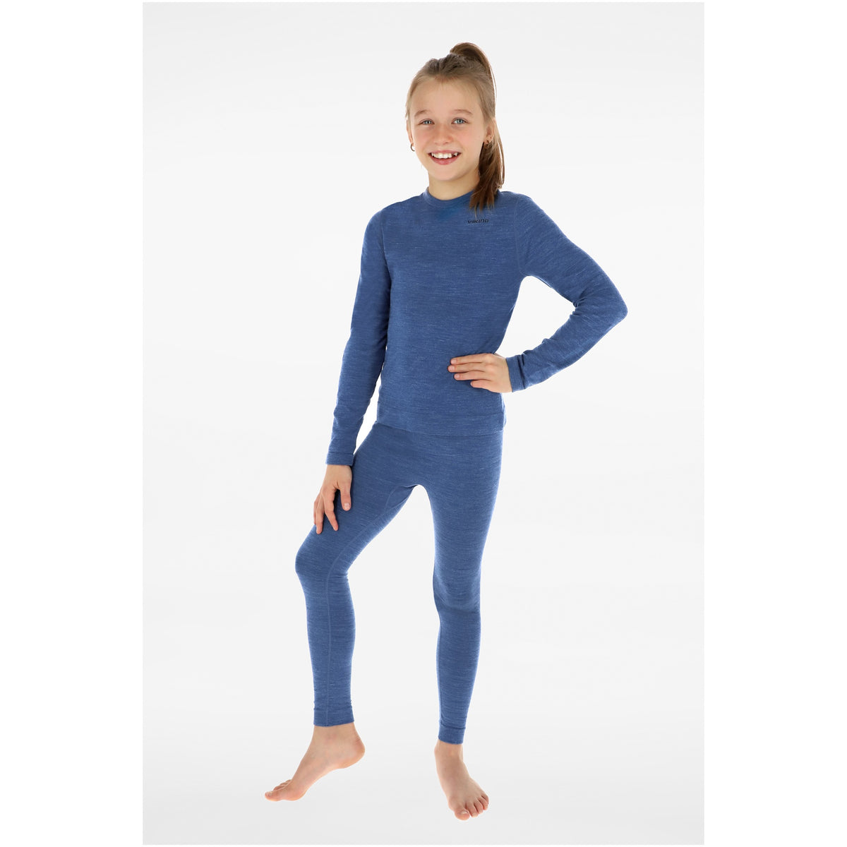 thermal base layer Viking Flam Kids Set  light blue