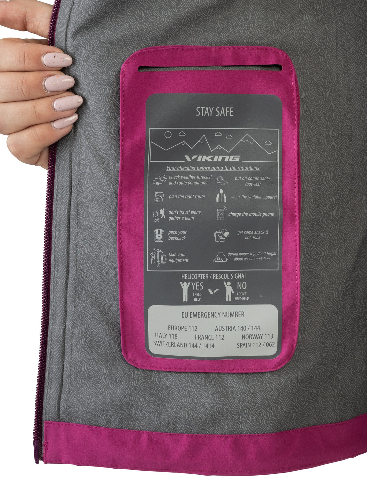 dámská bunda Viking Trek Pro 2.0 Lady Jacket magenta purple