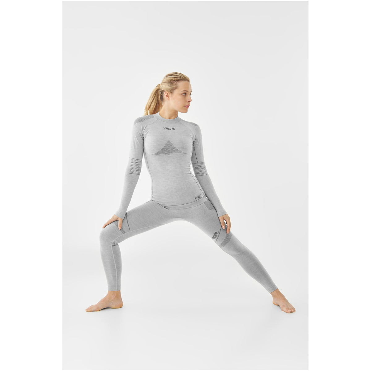 dámské termoprádlo Viking  Lava Primaloft Lady set Light grey