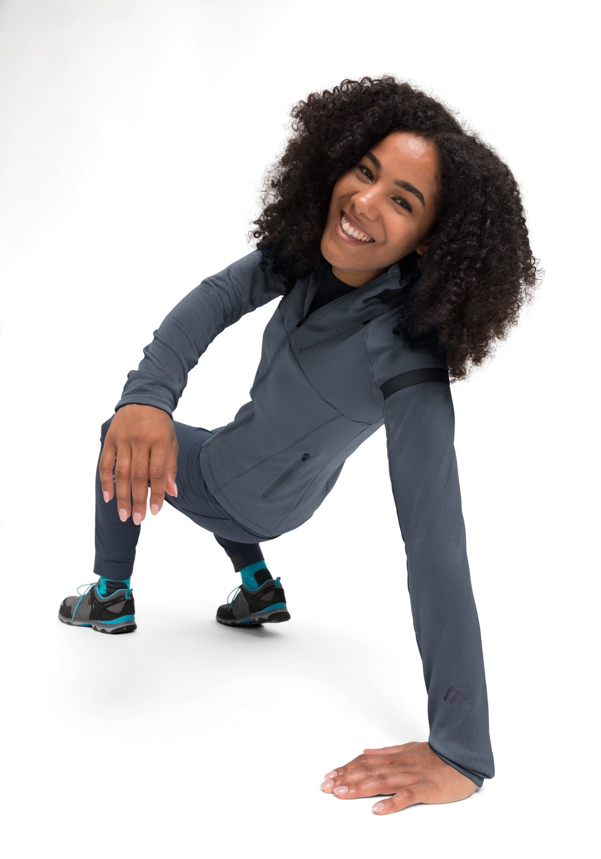 dámská bunda Maier Sports GRANNI W ombre blue/black
