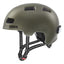 bicycle helmet uvex city 4 green smoke matt