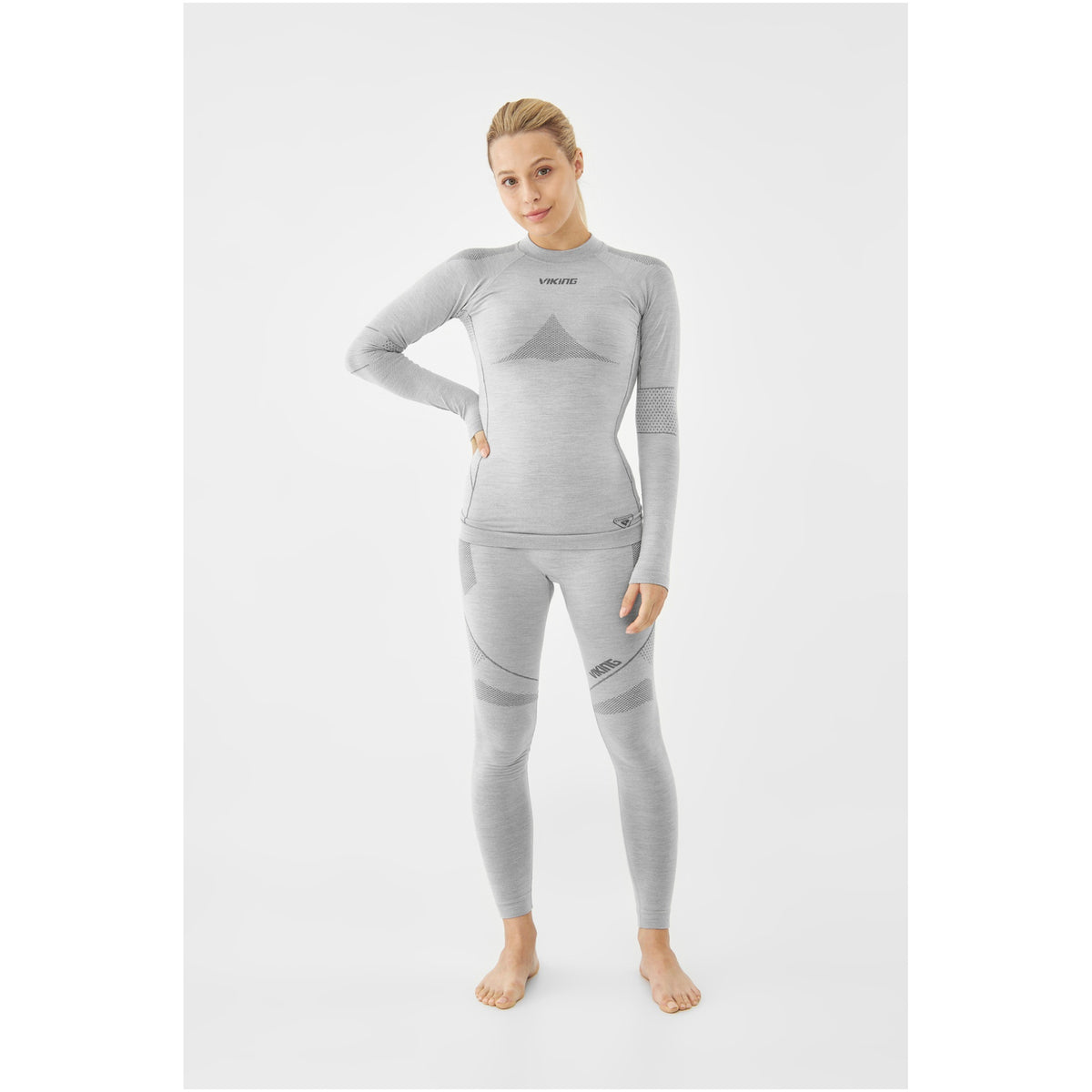 dámské termoprádlo Viking  Lava Primaloft Lady set Light grey