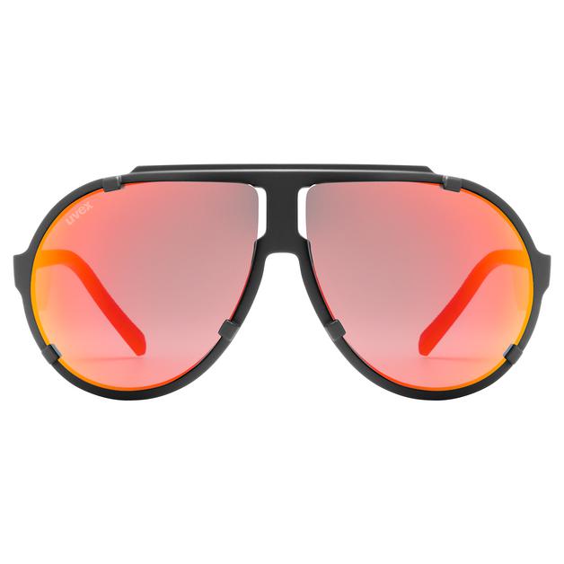 sluneční brýle uvex esntl pina black matt/mirror red