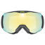 lyžařské brýle uvex downhill 2100 CV race black mat green S2