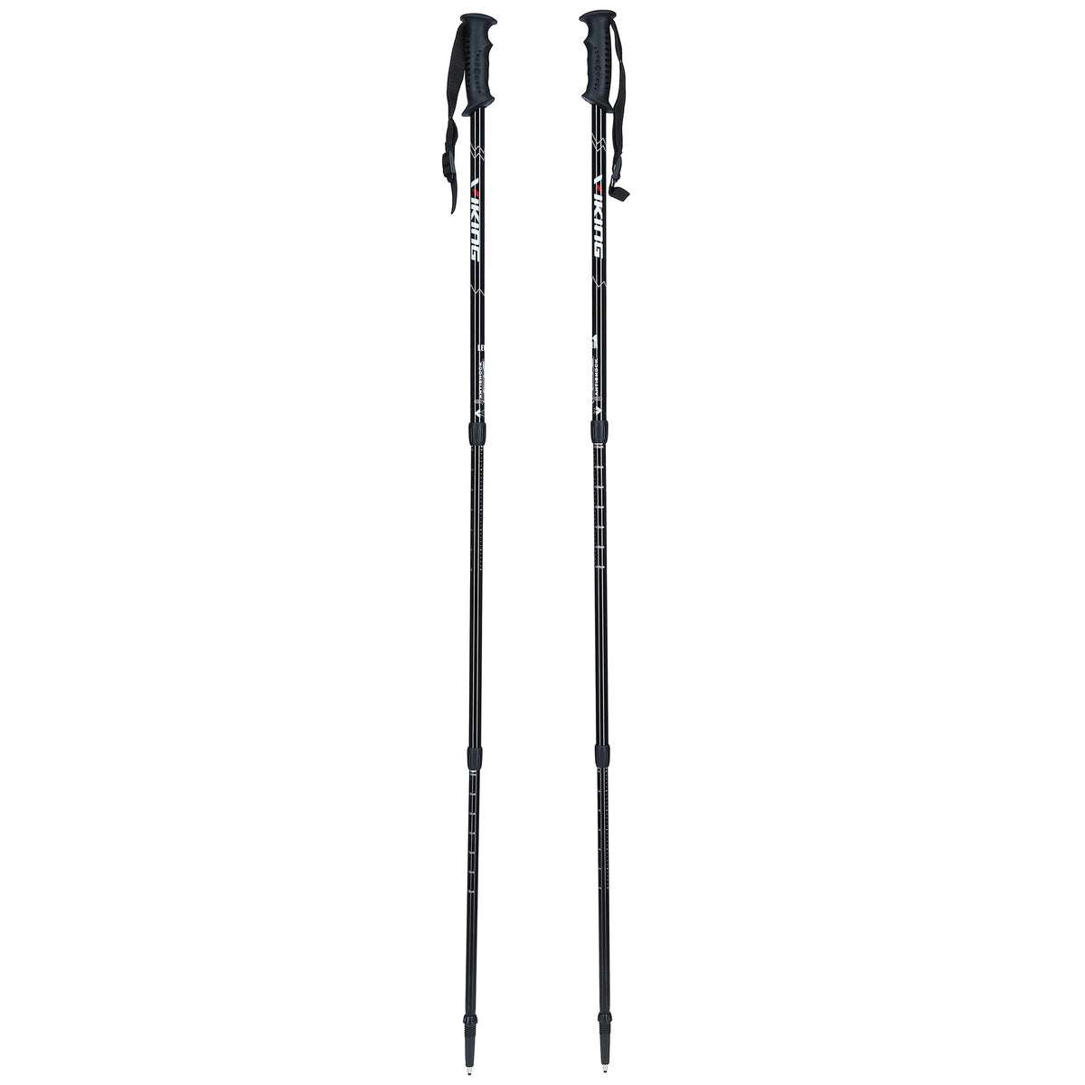 turistické hole Viking Rock Trekking black