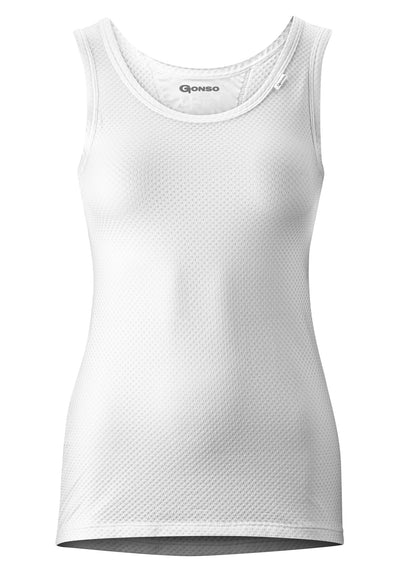 dámské cyklistické tílko Gonso Base Shirt Sleeveless W white