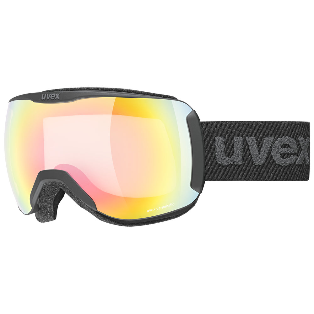 lyžiarske okuliare uvex downhill 2100 V black matt dl/rainbow-clear S1-3