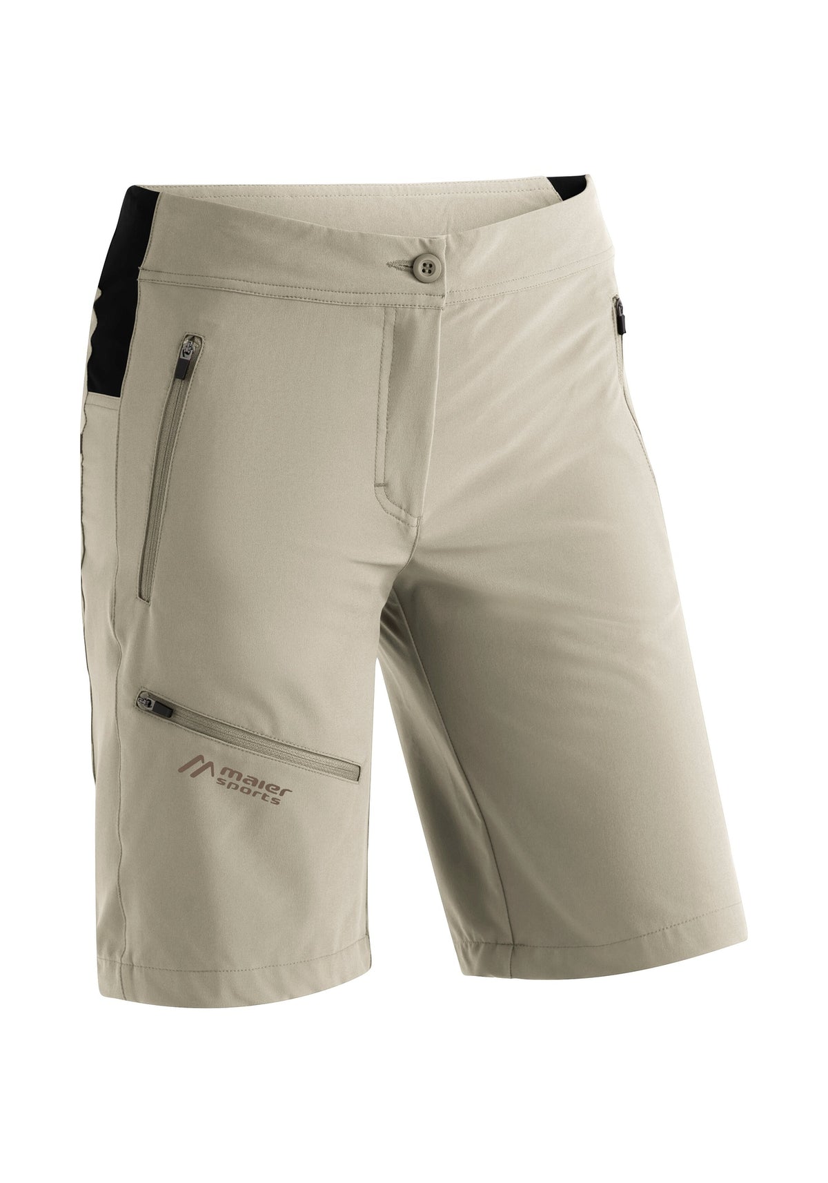 dámské šortky Maier Sports LATIT SHORT VARIO brown rice