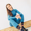 dámské termoprádlo Viking Gaja Turtle Neck Bamboo turquoise