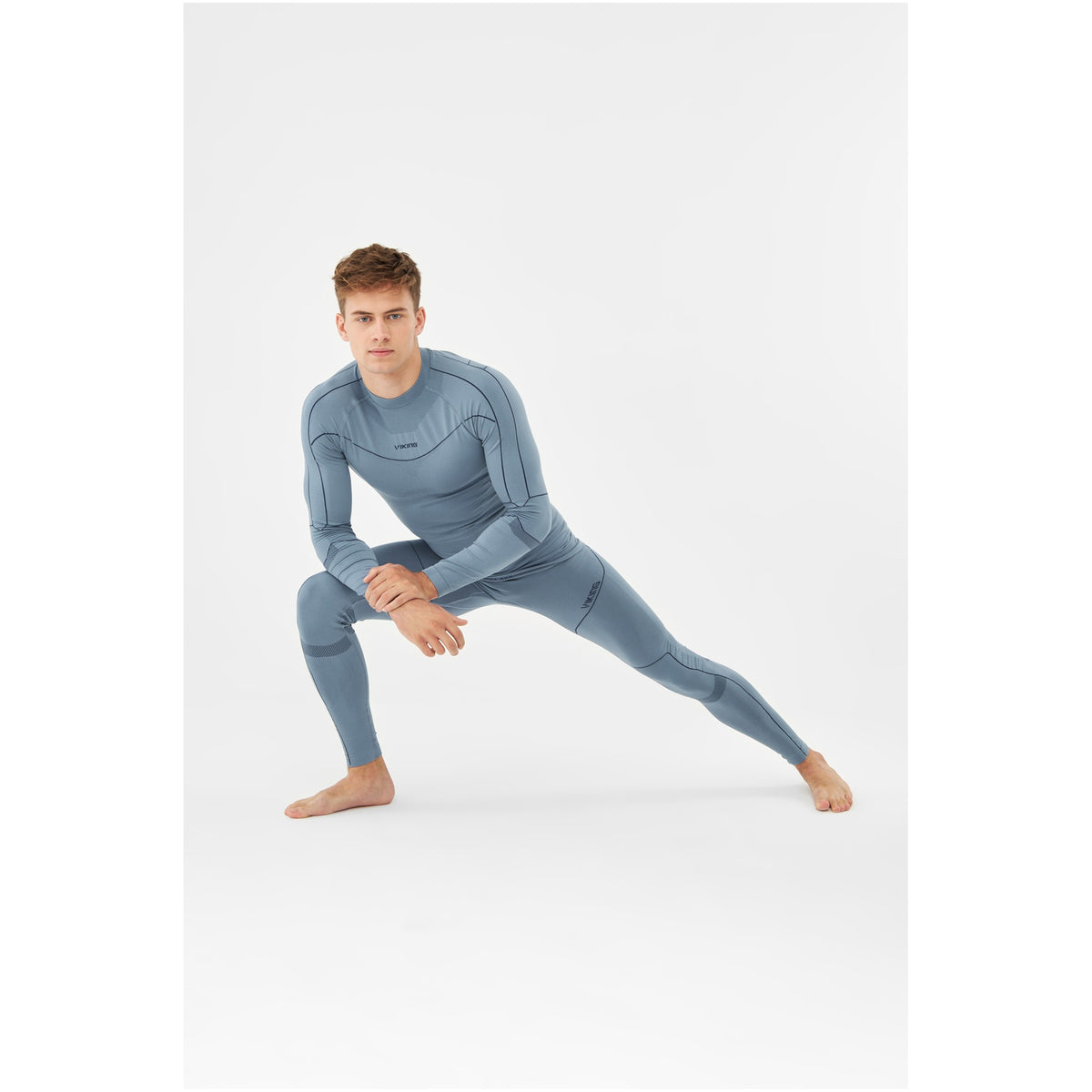 pánské termoprádlo Viking Gary Turtle Neck Bamboo grey