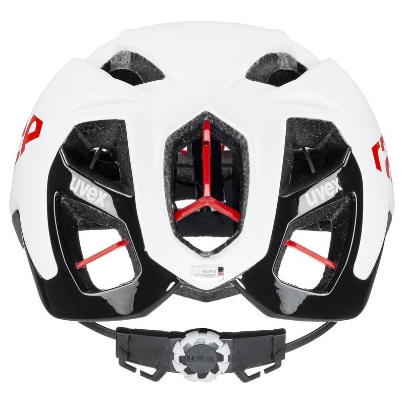 cyklistická přilba uvex race 9 white-red