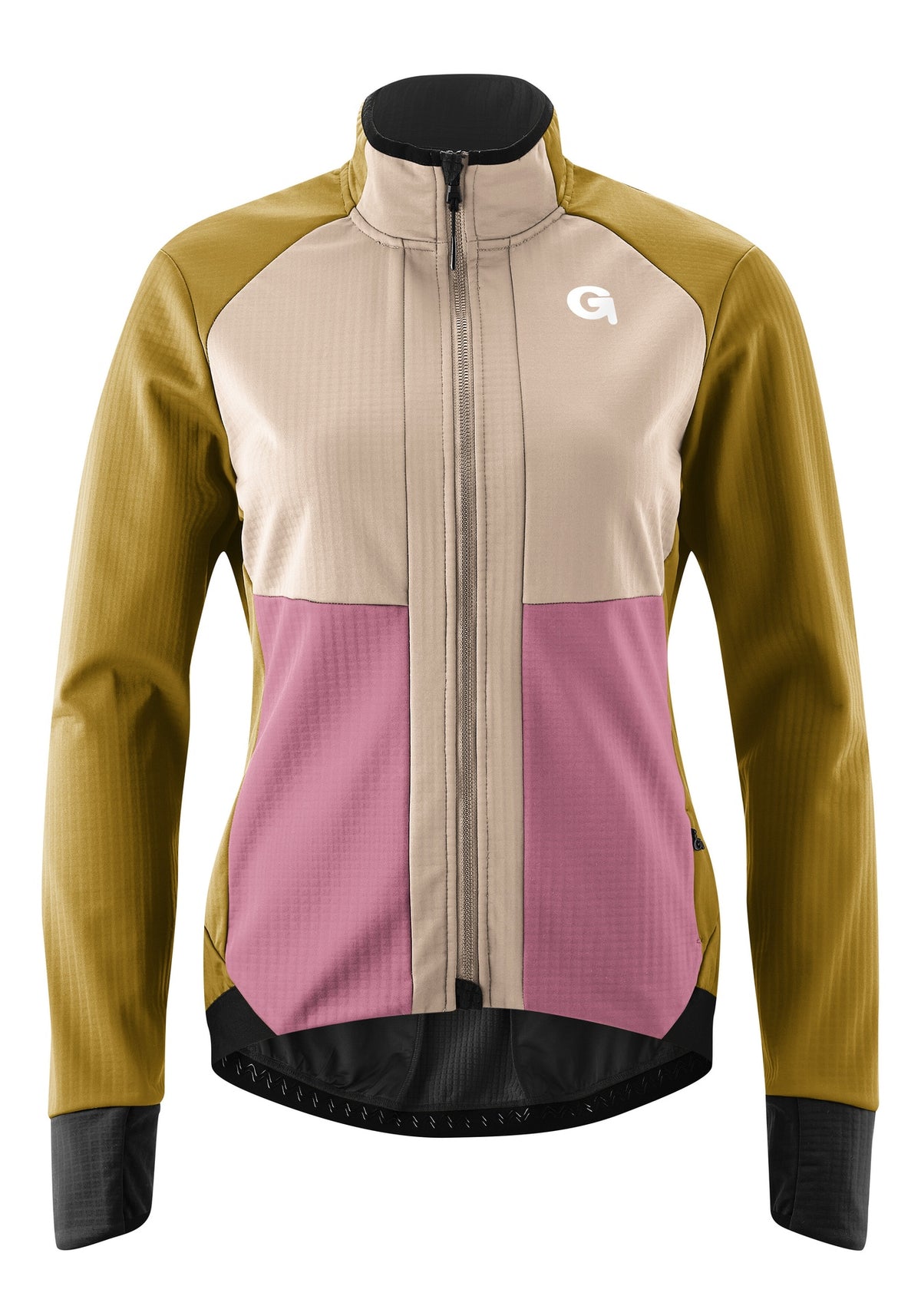 dámská cyklistická bunda Gonso Trail Jacket Softshell W antique moss/timson sand/nightime lilac