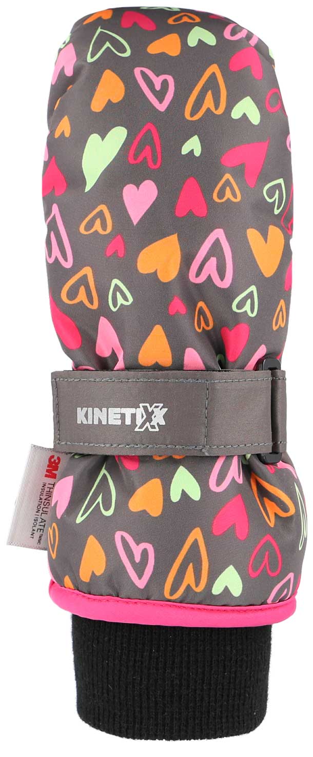 dětské rukavice KinetiXx Candy Mini grey printed