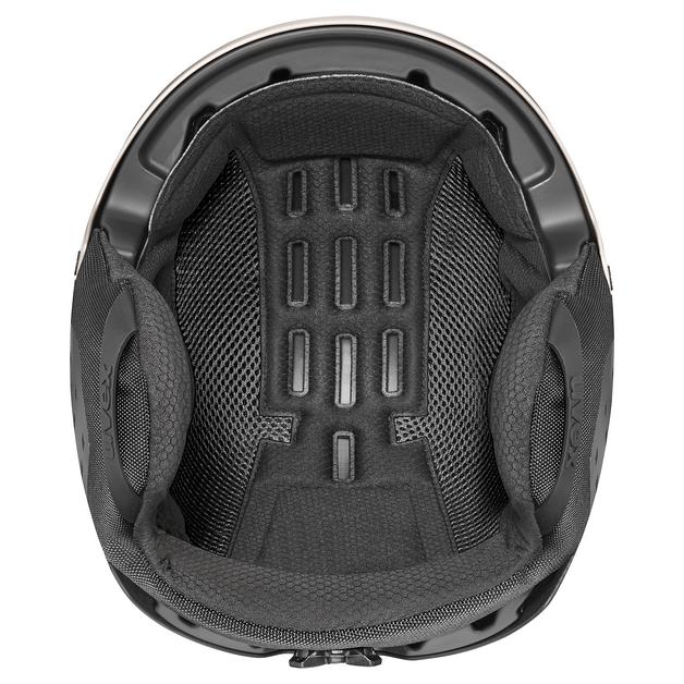 lyžařská přilba uvex stance warm grey-black matt