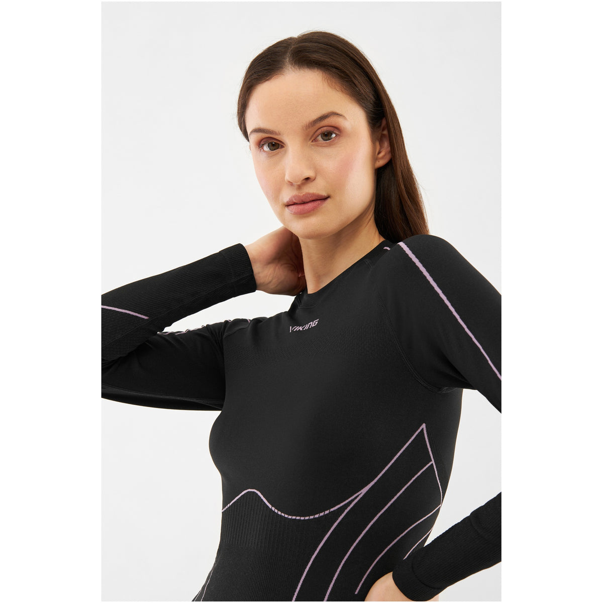 dámské termoprádlo Viking Etna 2.0 Set black/purple