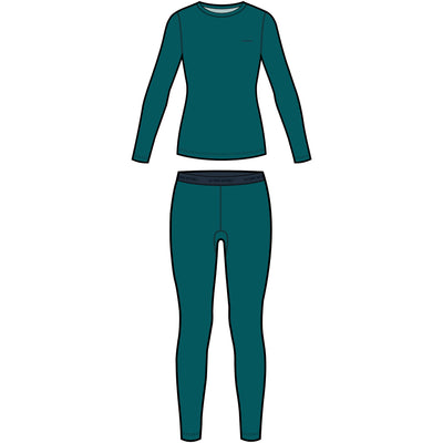 dámské termoprádlo Meriboo Lady Set blue