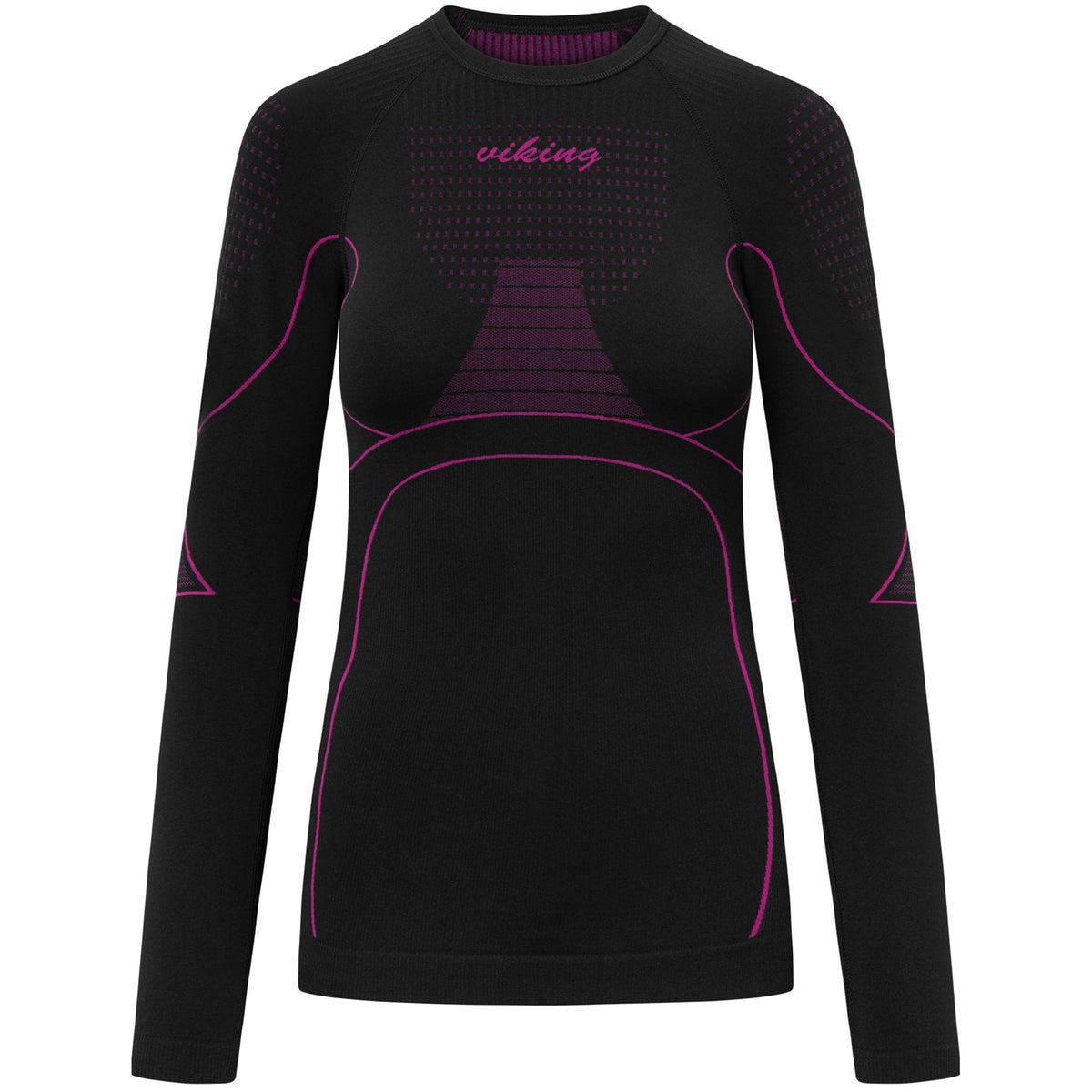 dámské termoprádlo Viking Etna Top LS black purple
