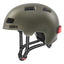 bicycle helmet uvex city 4 green smoke matt